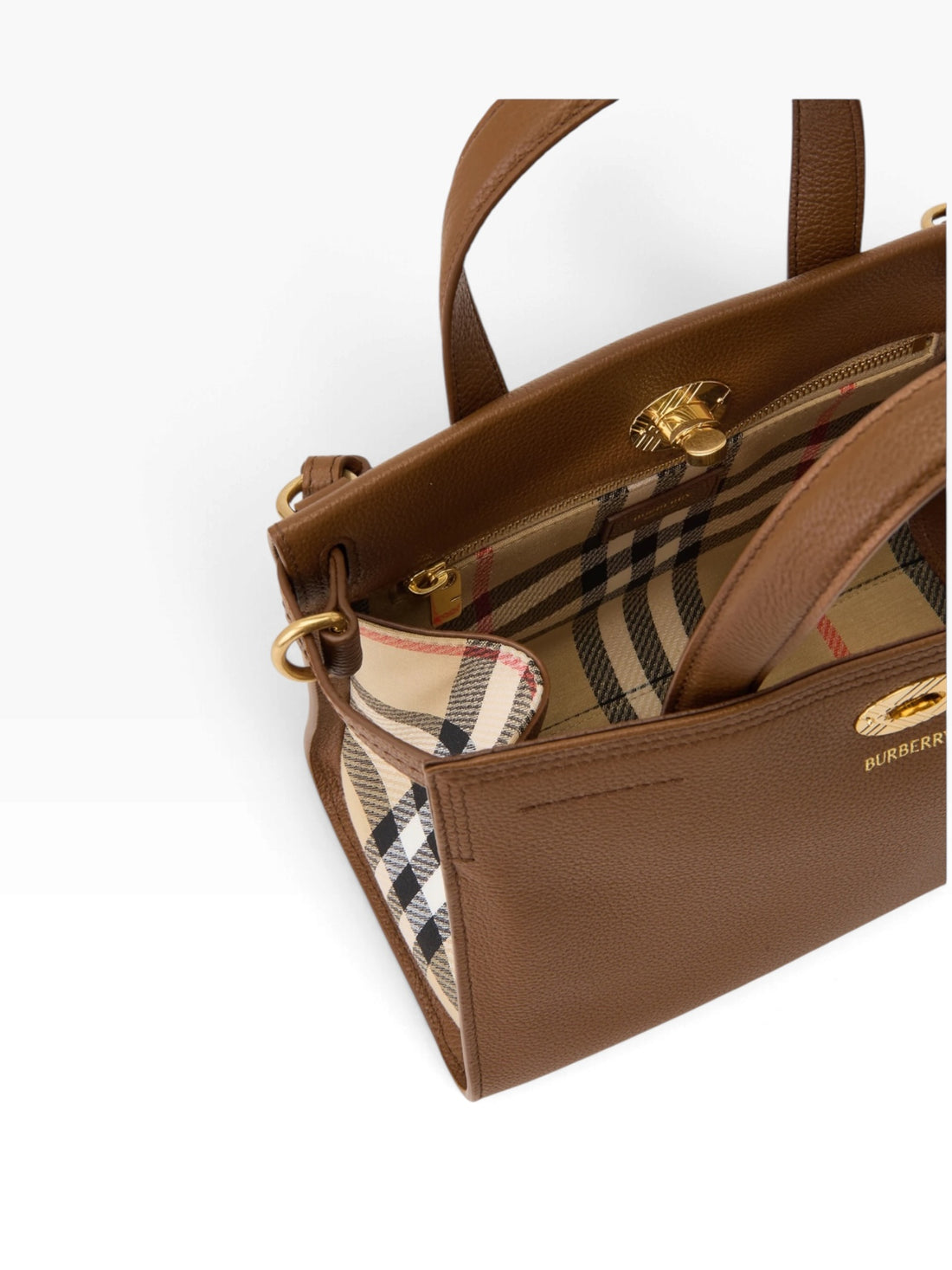 Burberry Handtasche COTSWOLDS in der Farbe Haselnuss.