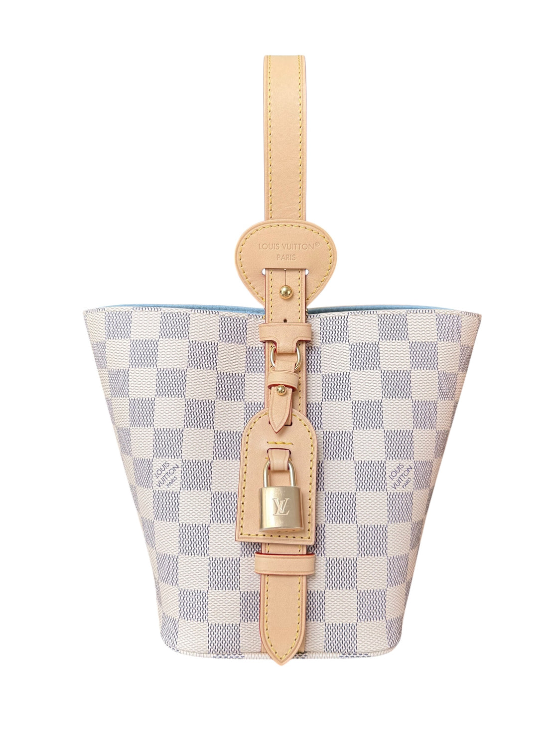 Louis Vuitton All In BB in Damier Azur mit abnehmbaren und verstellbaren Riemen