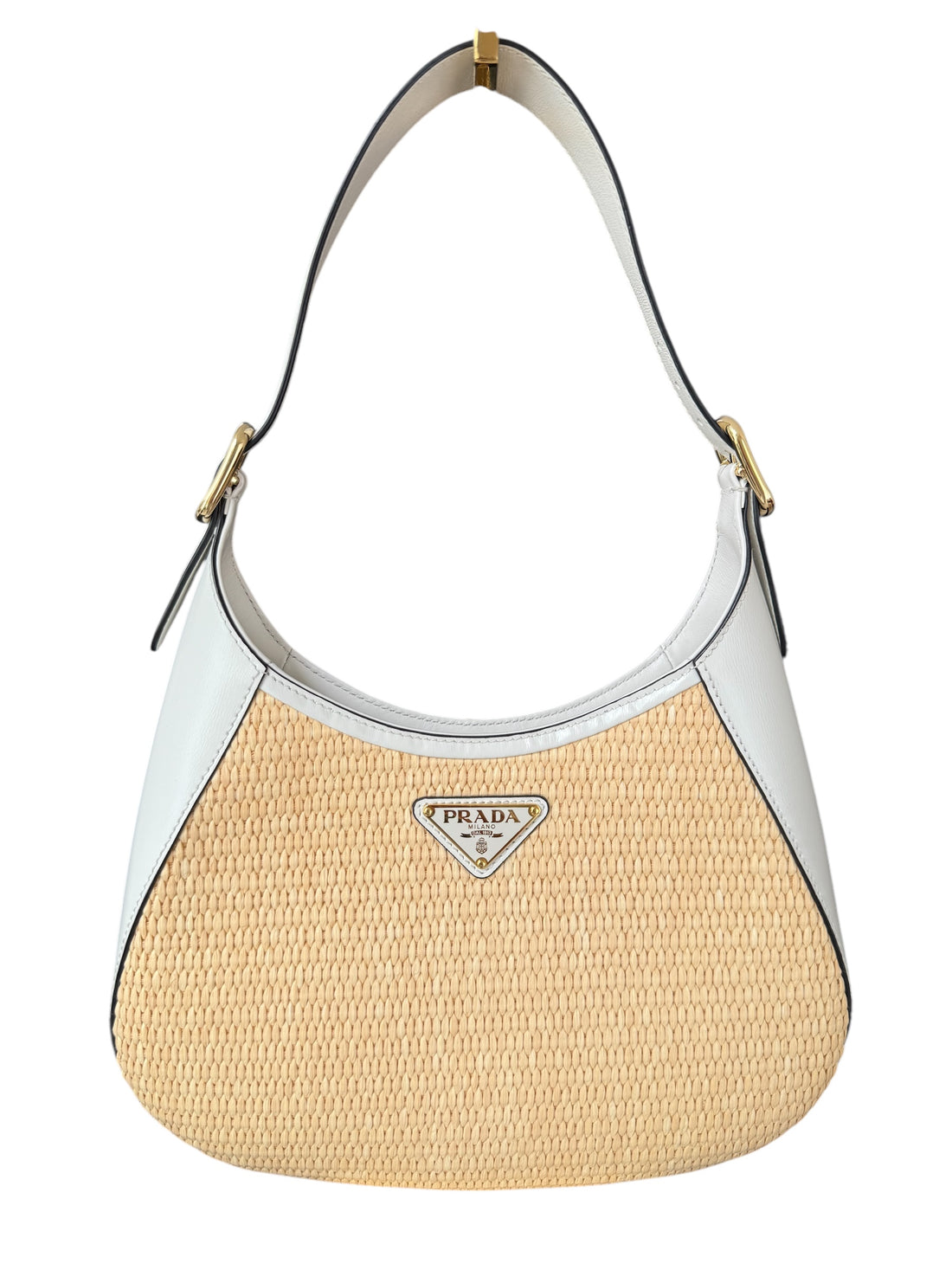 Prada Cleo Raffia