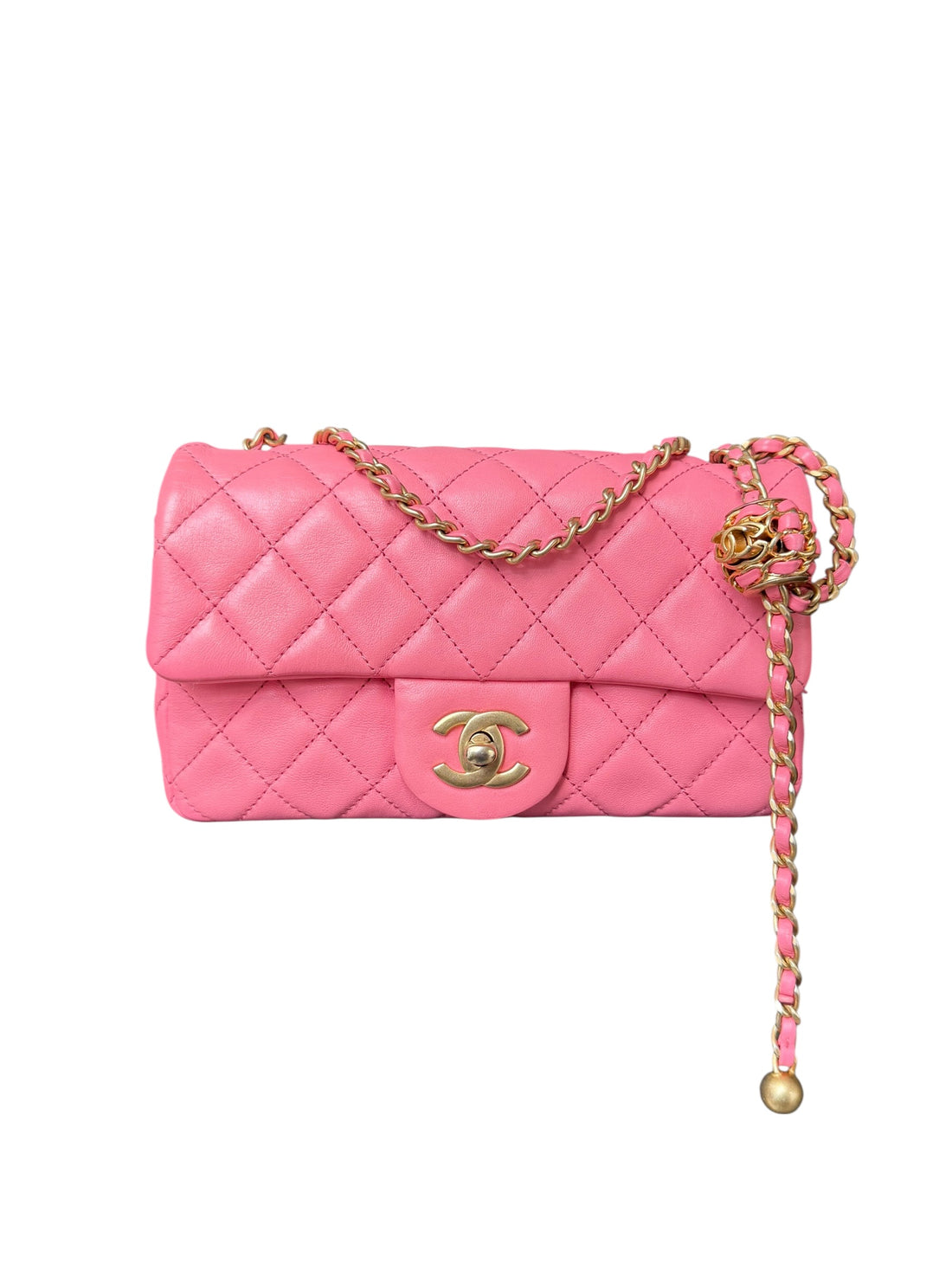 Chanel Classic Flap Bag Mini Rectangular aus der beliebten „Pearl Crush“ Kollektion