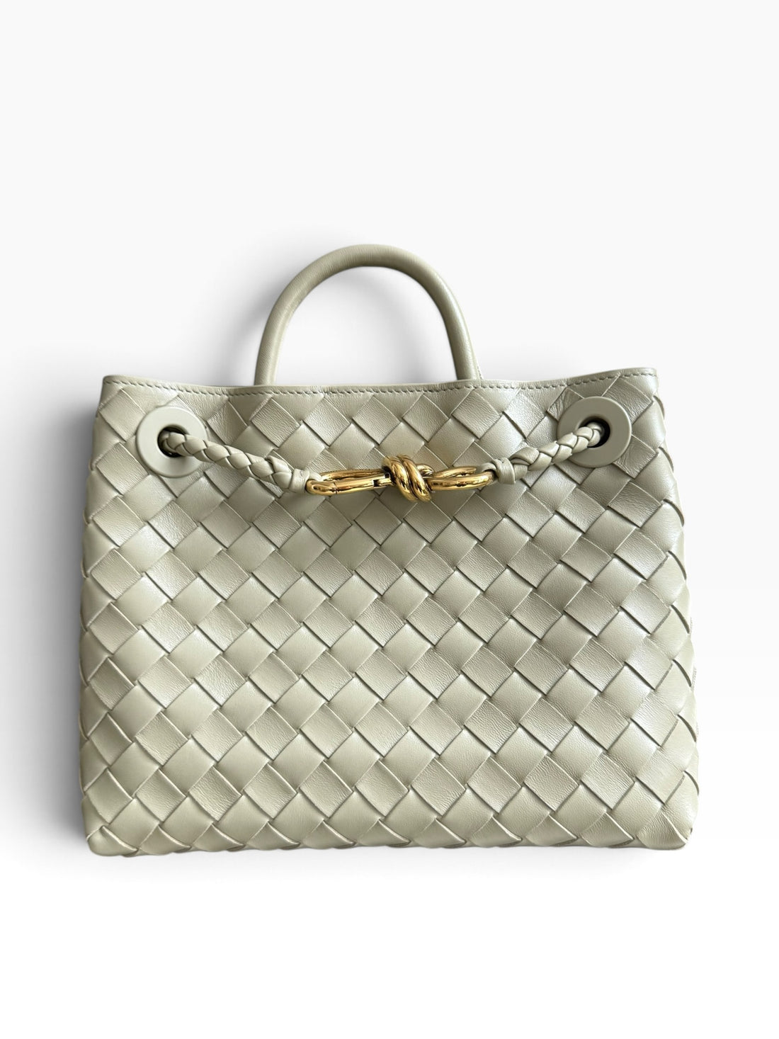 Bottega Veneta Andiamo small travertine
