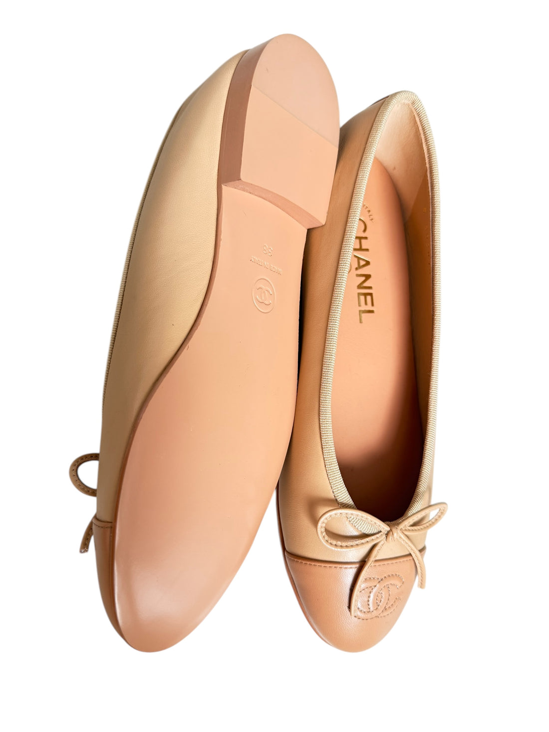 Chanel Ballerinas mit Schleife