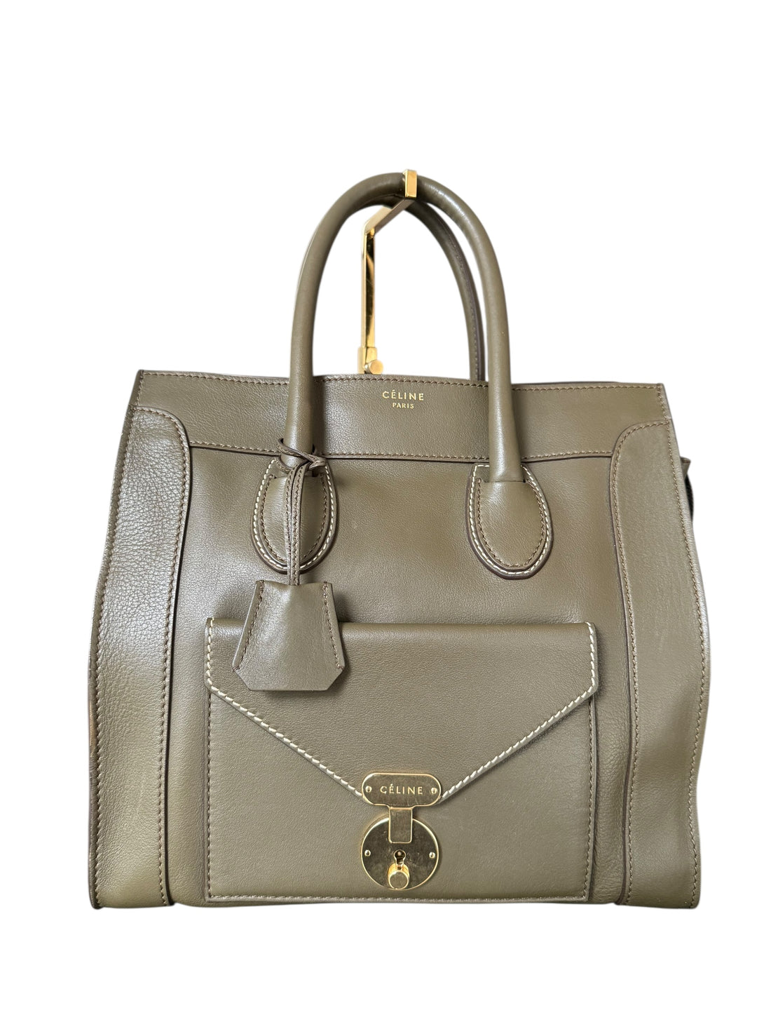 Celine Shopper Mini khaki