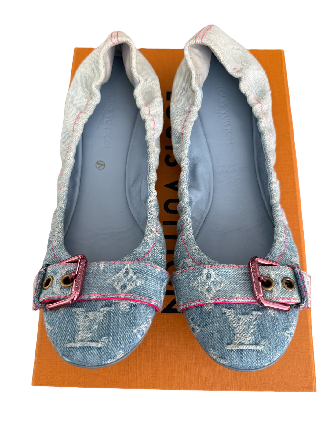 Louis Vuitton Denim Ballerinas
