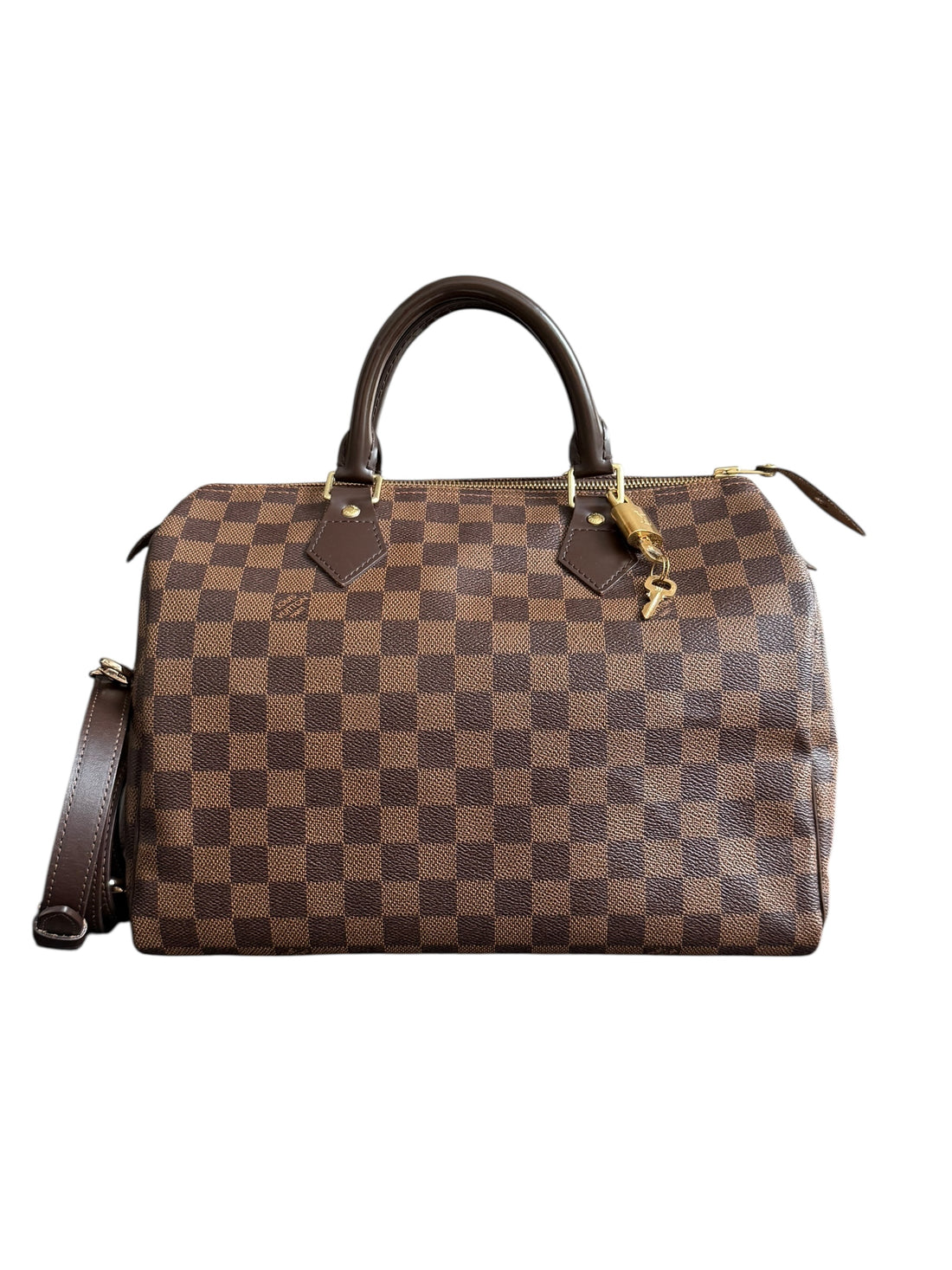 Louis Vuitton Speedy 30 Damier Ebene Canvas.