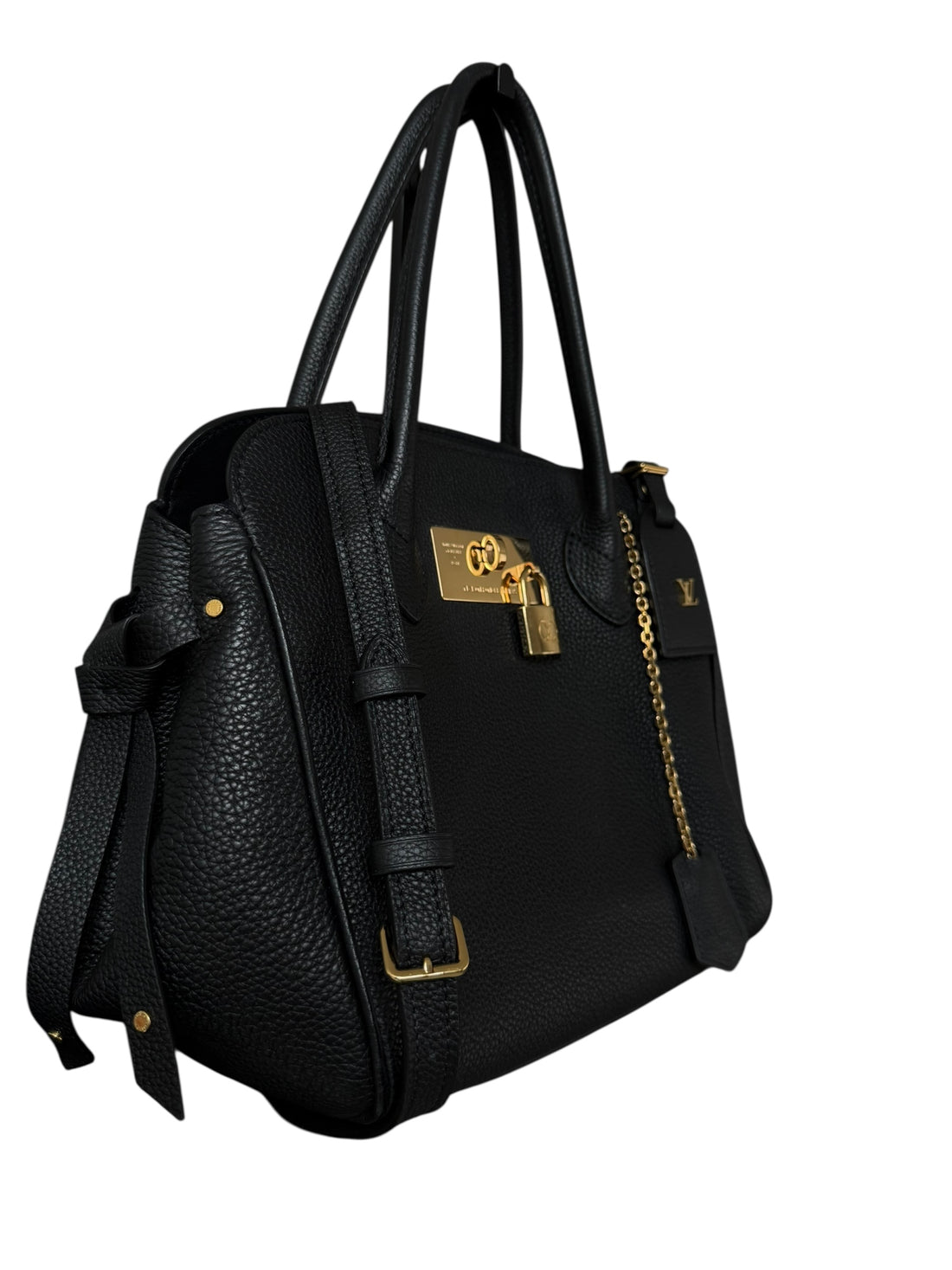 Louis Vuitton Milla pm aus schwarzem Kalbsleder