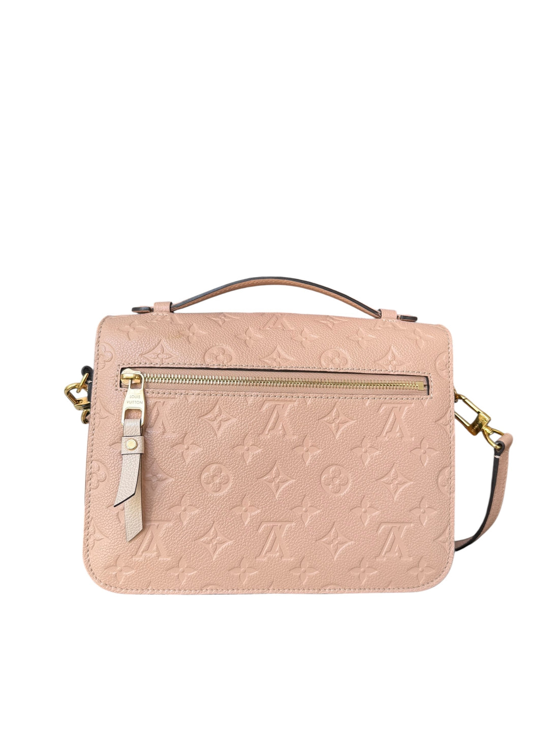 Louis Vuitton Metis Pochette Monogram Empreinte Leder in der Farbe beige / Creme