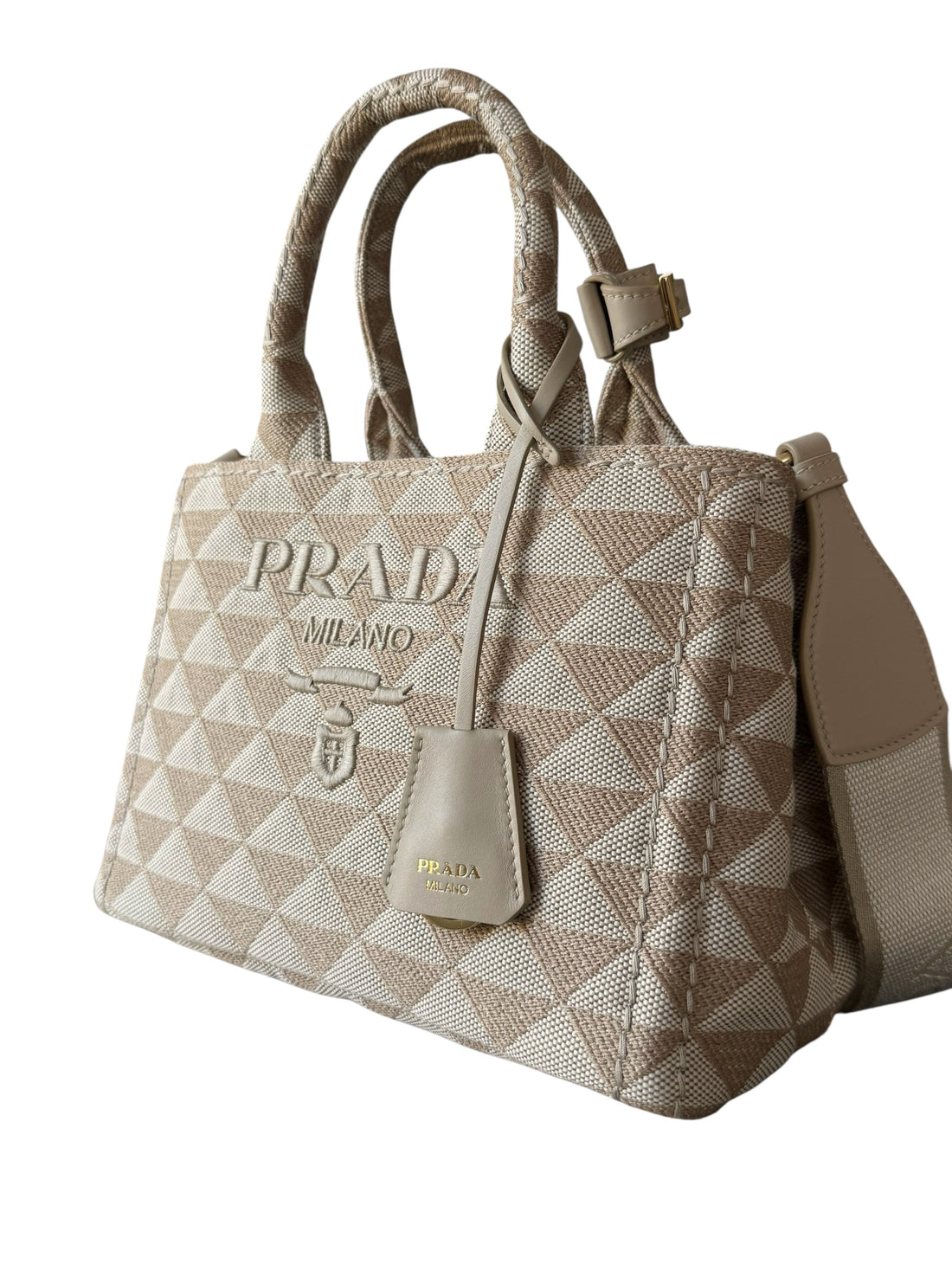 Prada Jardinière Tote Bag in small.