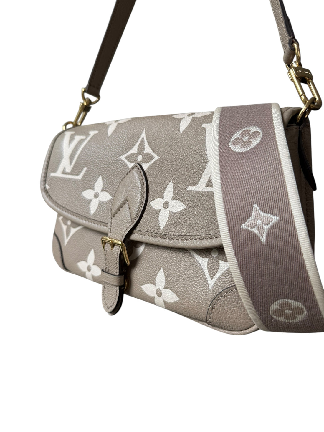 Louis Vuitton Diane in Empreinte Leder beige tourterelle