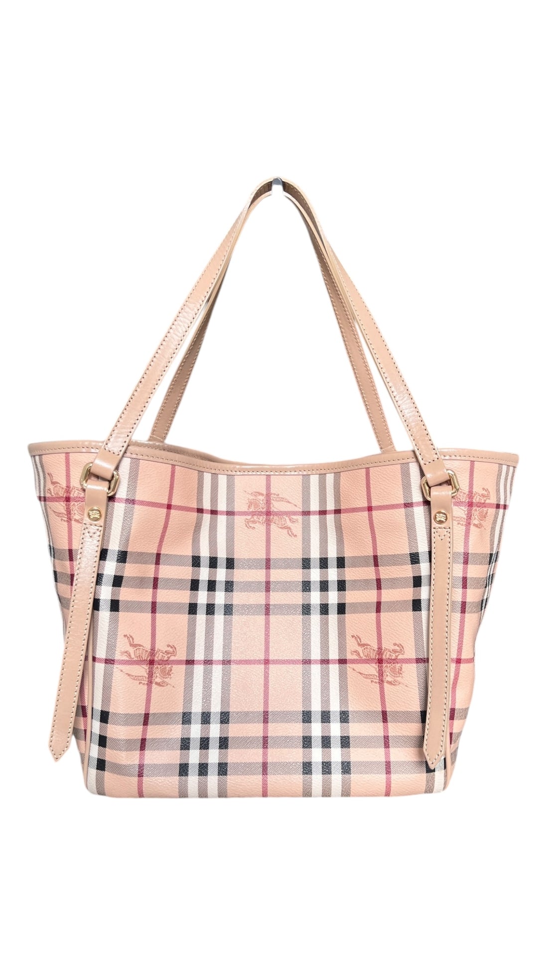 Burberry Haymarket Shopper Tote Bag