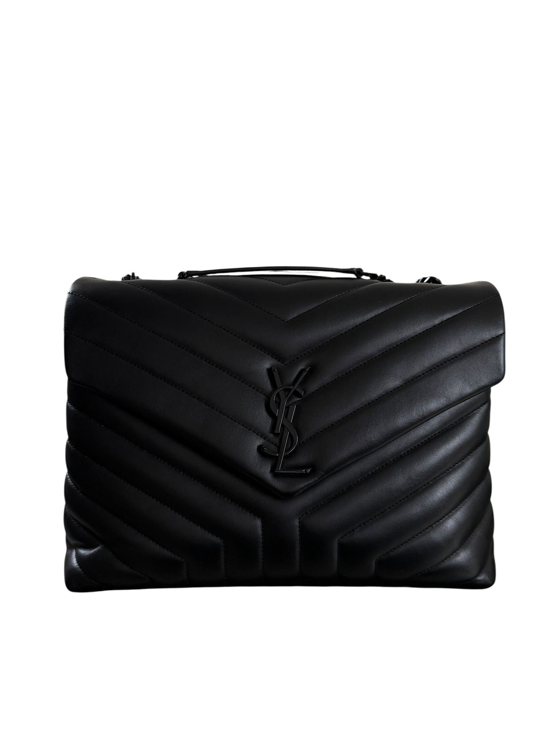 YSL Saint Laurent Loulou Allblack Medium