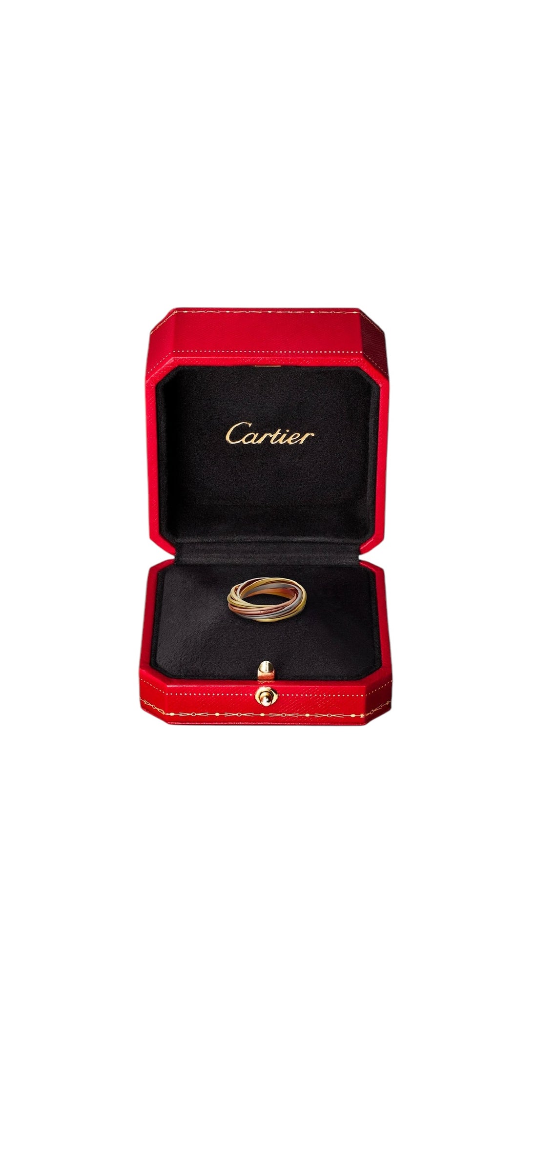 Cartier Trinity Ring aus 750er Weiss- Rosé- und Gelbgold