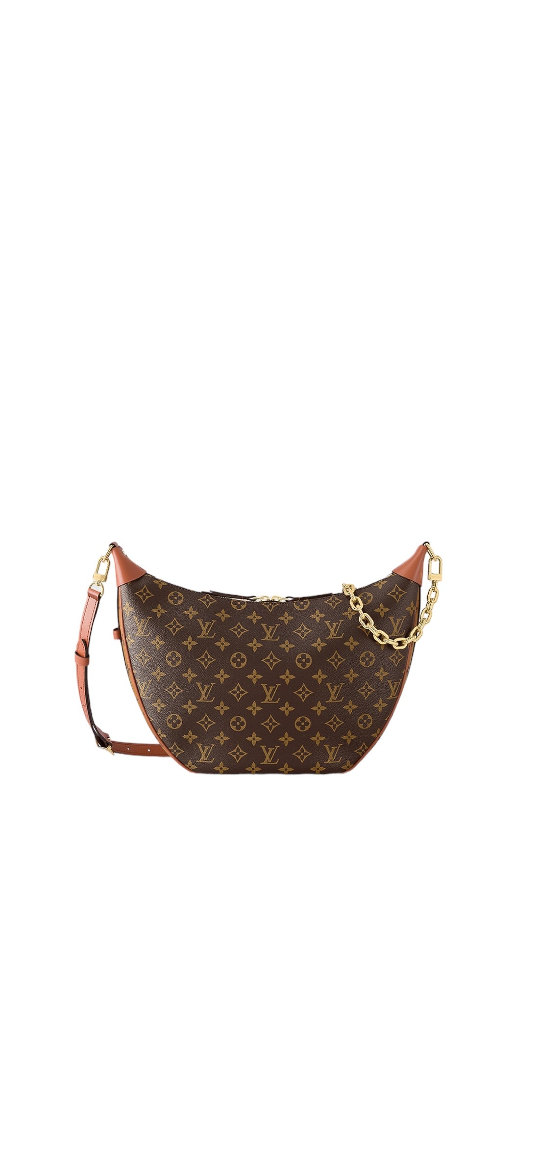 Louis Vuitton Hobo Loop Monogram Canvas Reverse