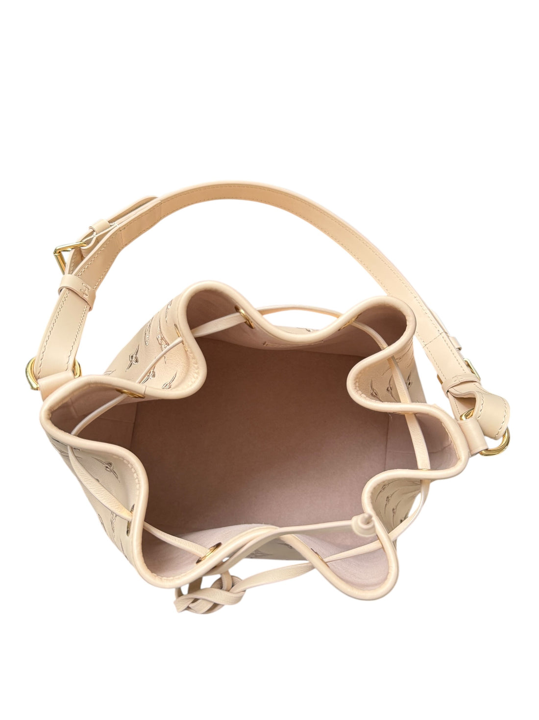 Louis Vuitton Petit Noe Broderie Anglaise in Beige