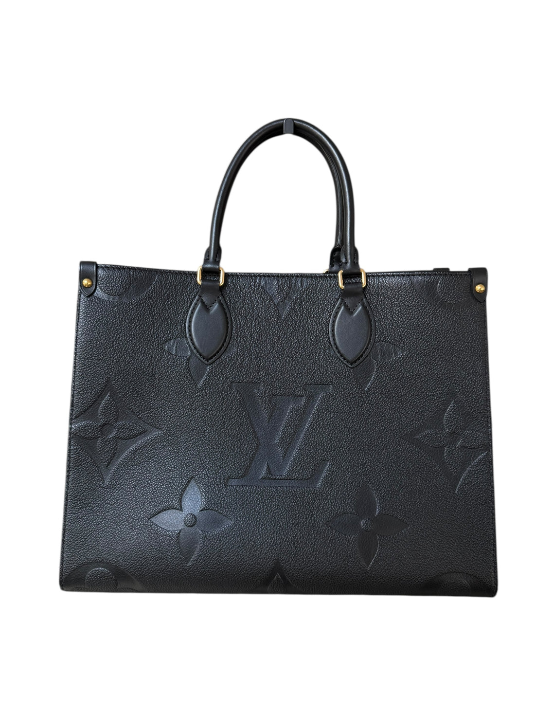 Louis Vuitton OnTheGo MM in Monogram Empreinte Leder schwarz