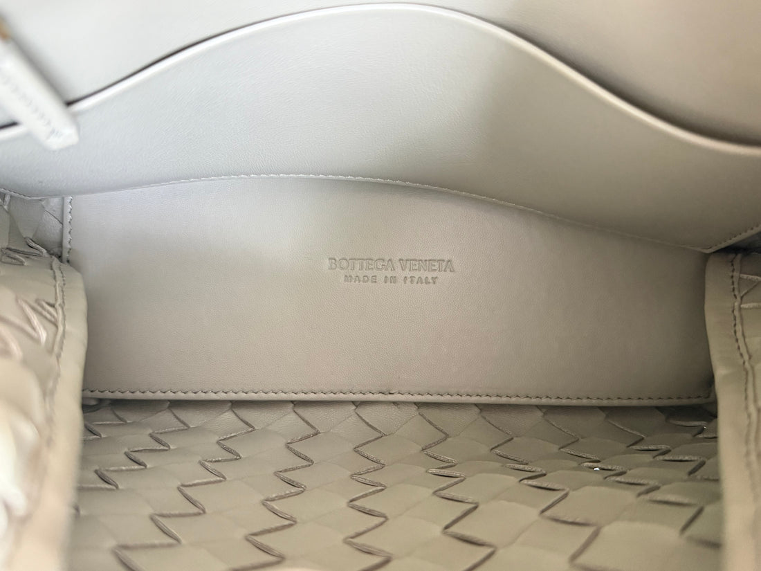 Bottega Veneta Andiamo small travertine