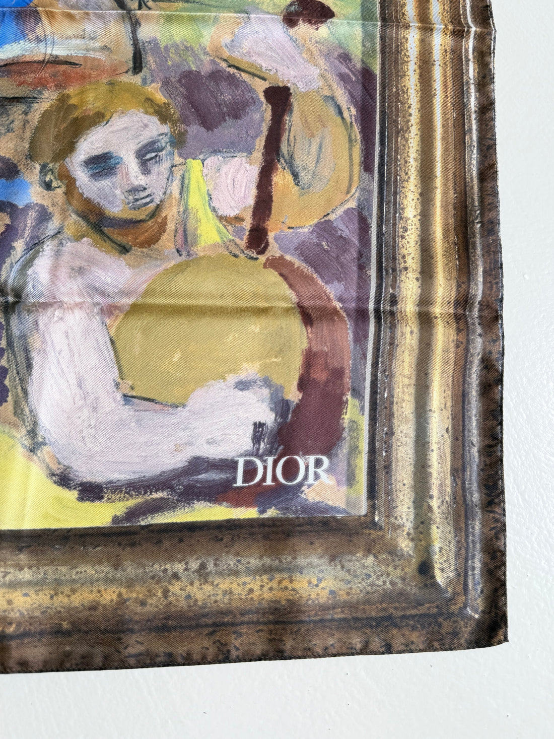 DIOR Christian Dior Duncan Grant Bandana Silk Bandeau. 70x70 cm. 100% Seide.
