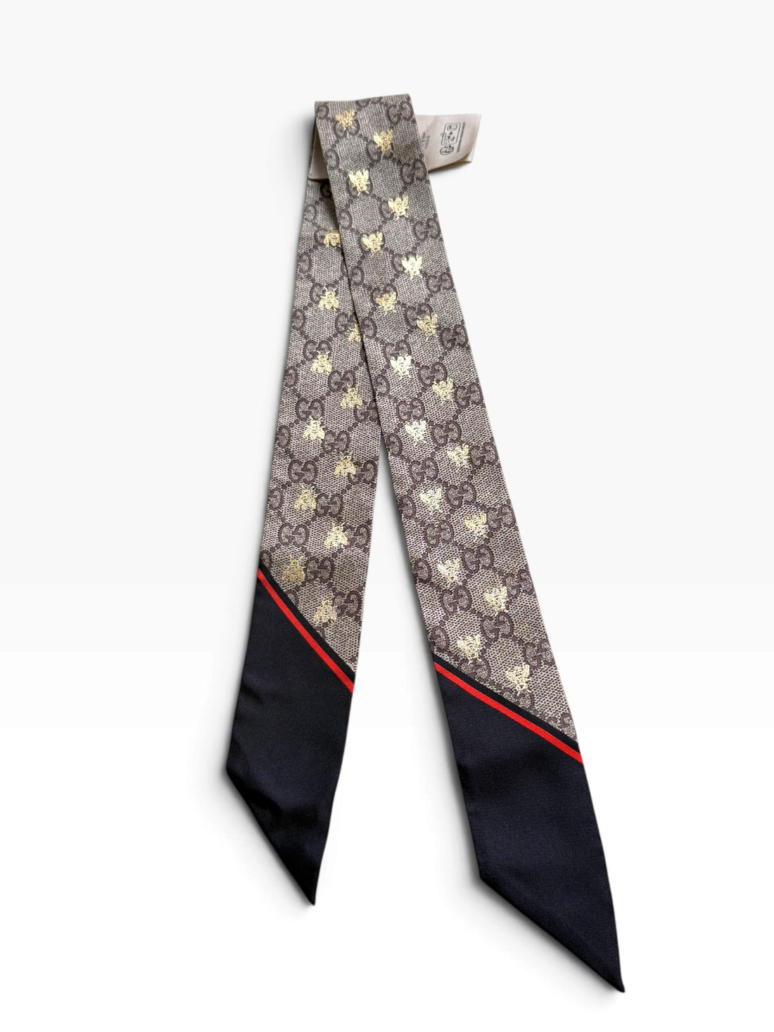 Gucci Seiden-Twilly mit Bienen