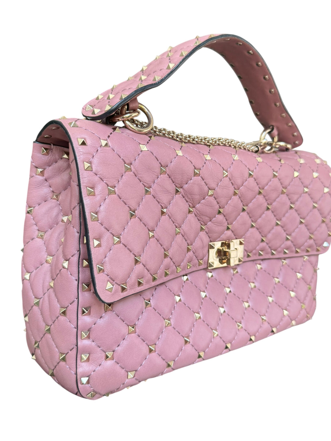 Valentino Garavani Spike Tasche in der Farbe rosa-nude