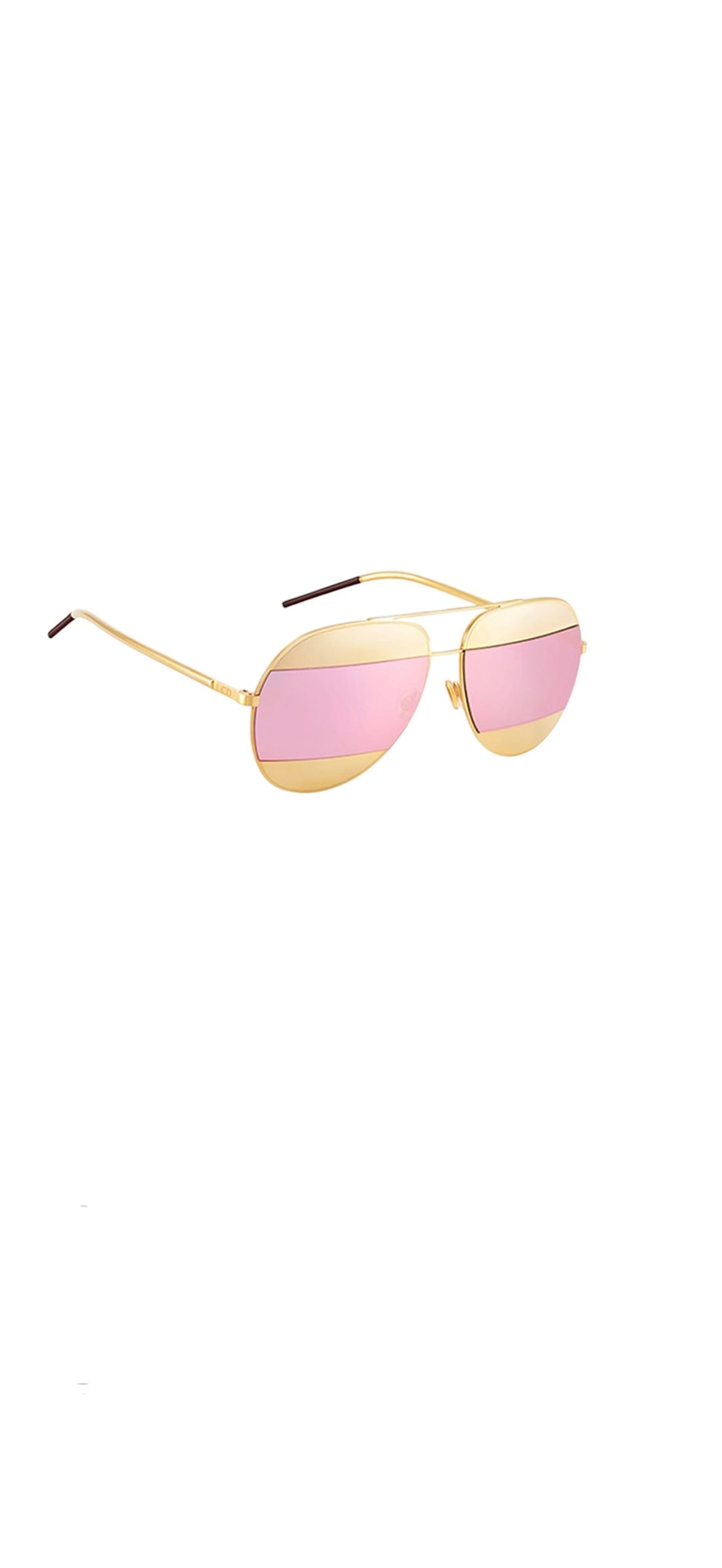 Christian Dior Split Sonnenbrille. Die Sommer 2017 „DiorSplit“ Sonnenbrille interpretiert eine klassische Form in einem grafischen Stil neu.