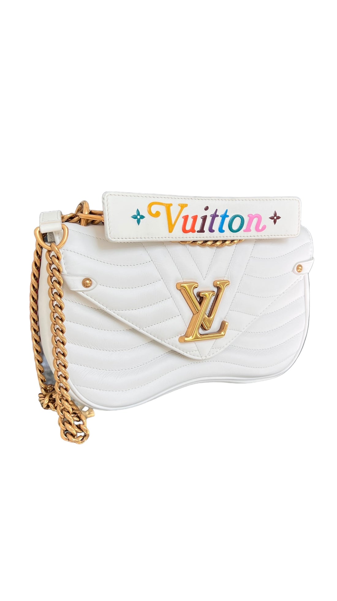 Louis Vuitton New Wave Chain Bag in der Farbe Snow