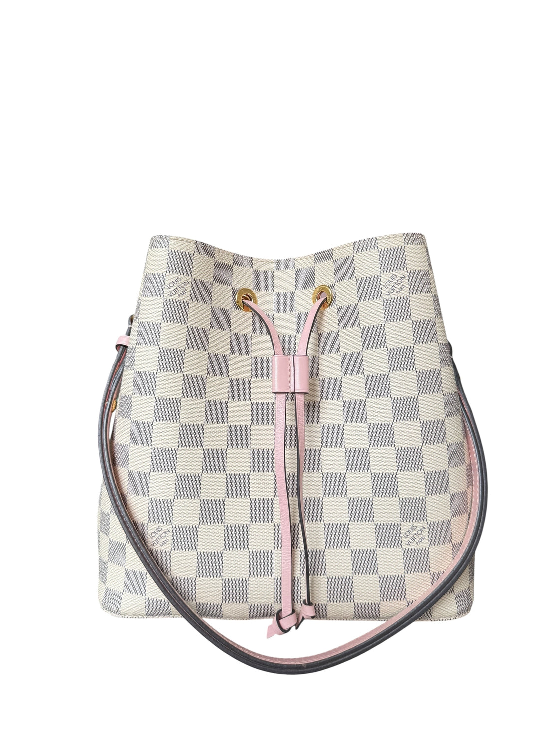 Louis Vuitton Néonoé in Canvas Damier Azur Rose Ballerine