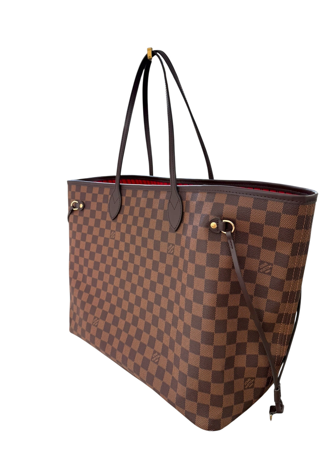 Louis Vuitton Neverfull GM in Damier Ebene mit abnehmbarer Pochette