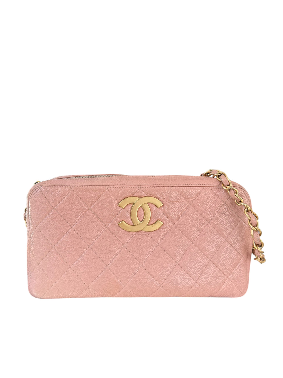 Chanel Vintage Camera Bag Schultertasche aus Caviarleder