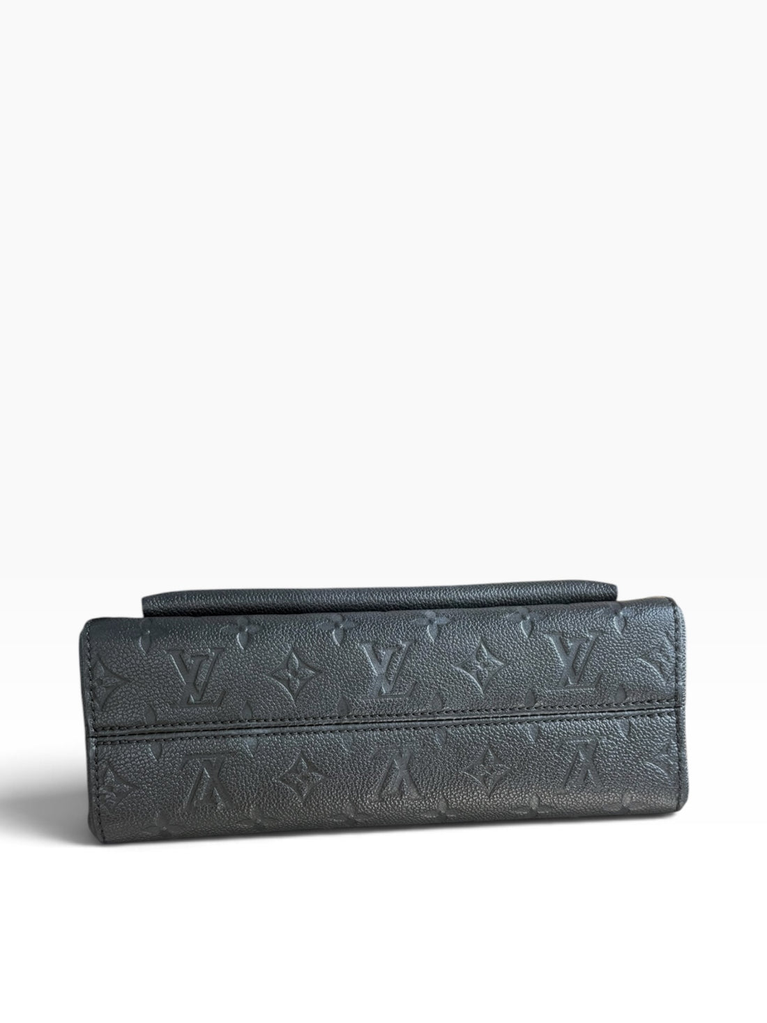 Louis Vuitton Vavin aus schwarzem, geprägtem, geschmeidigem und genarbtem Rindsleder