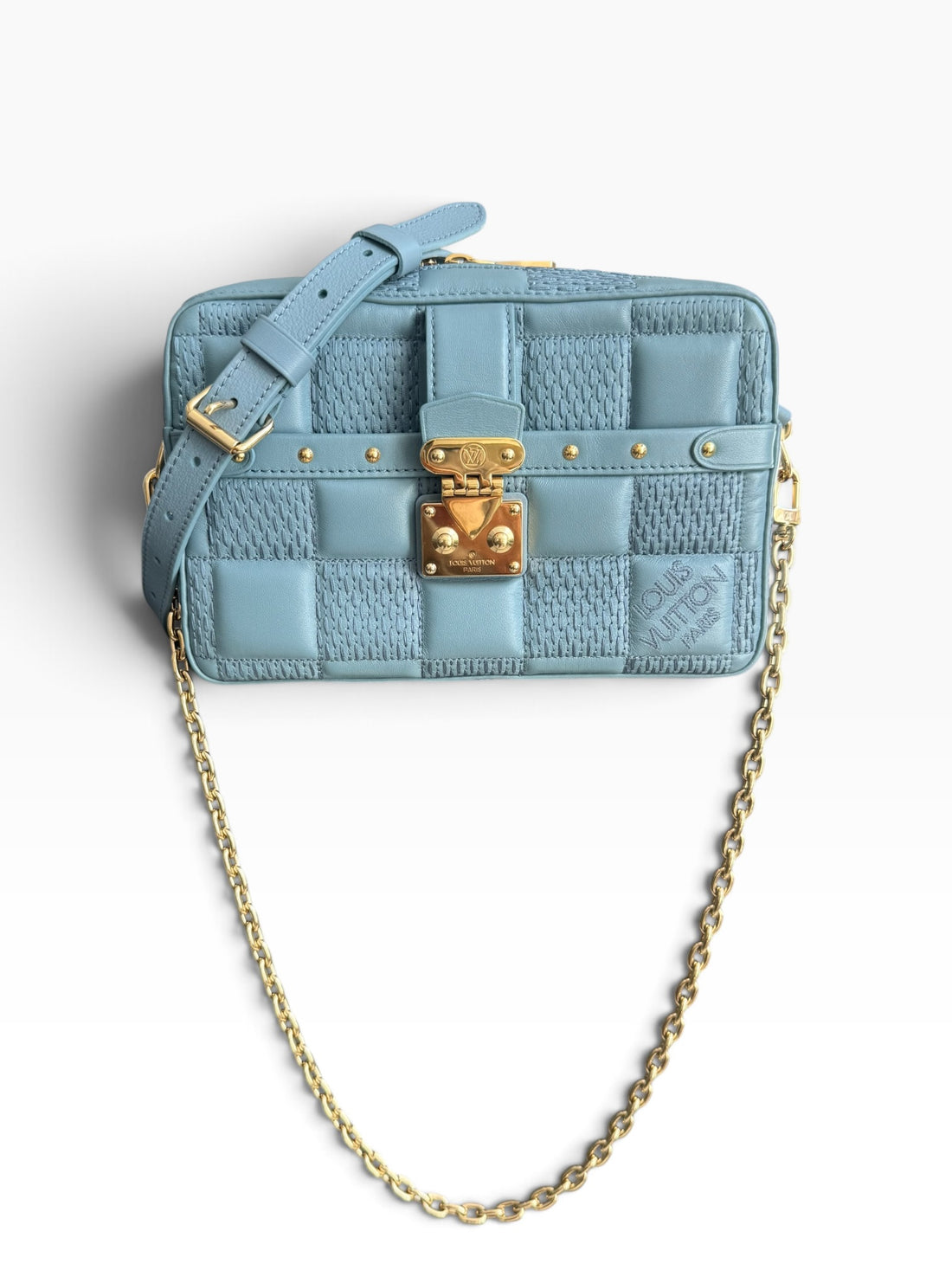 Louis Vuitton Troca pm quilted Glacier