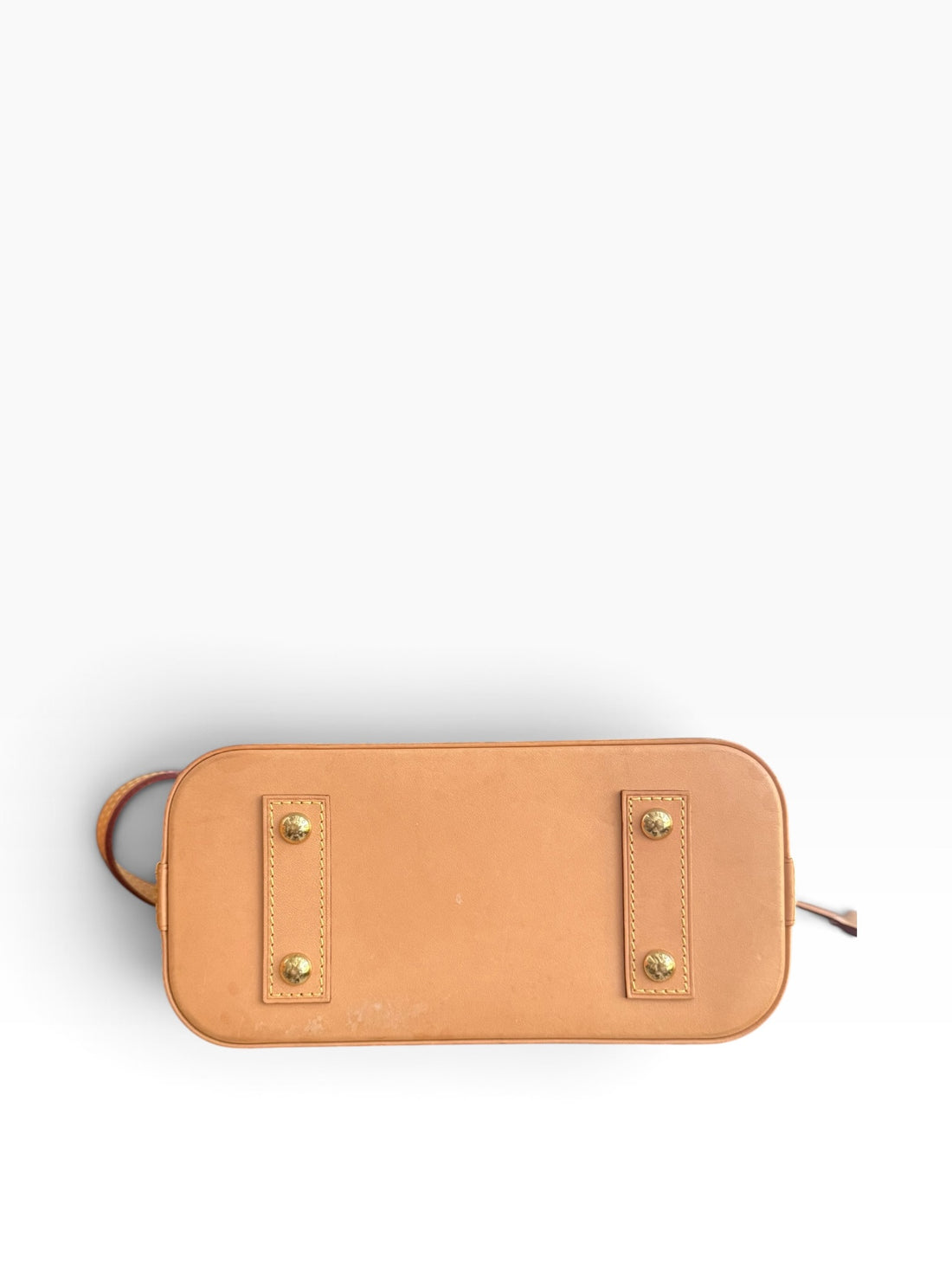 Louis Vuitton Alma BB Monogram Canvas mit abnehmbarem Schulterriemen.