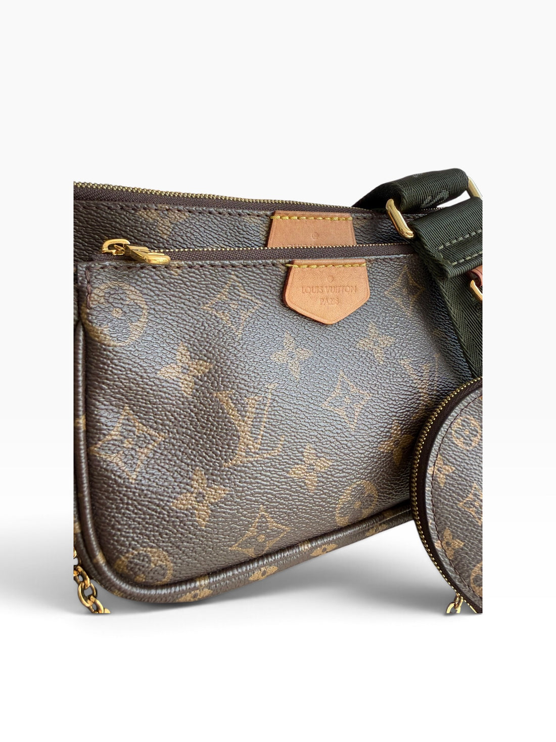 Louis Vuitton Multi Pochette Accessoires Monogram Canvas Khaki