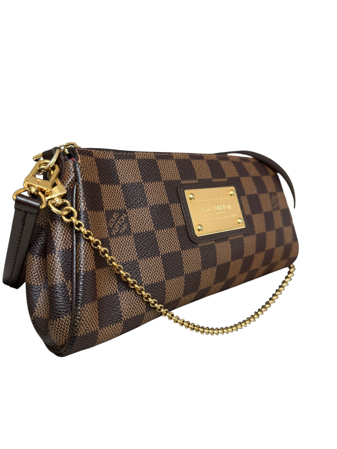 Louis Vuitton Eva Pochette in Damier Ebene Canvas