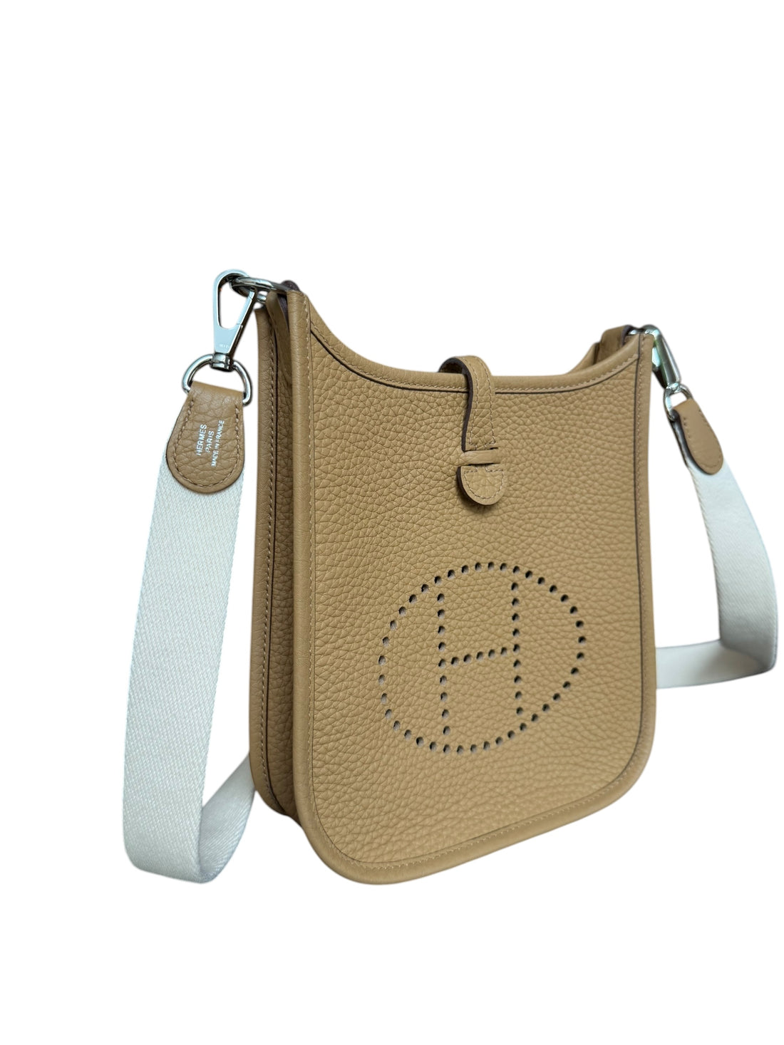 Hermès Evelyne 16 Mini Amazone Leder mit Palladium Hardware.
