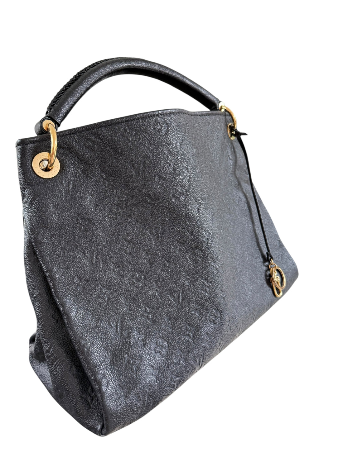 Louis Vuitton Artsy schwarz Empreinte Leder Monogram