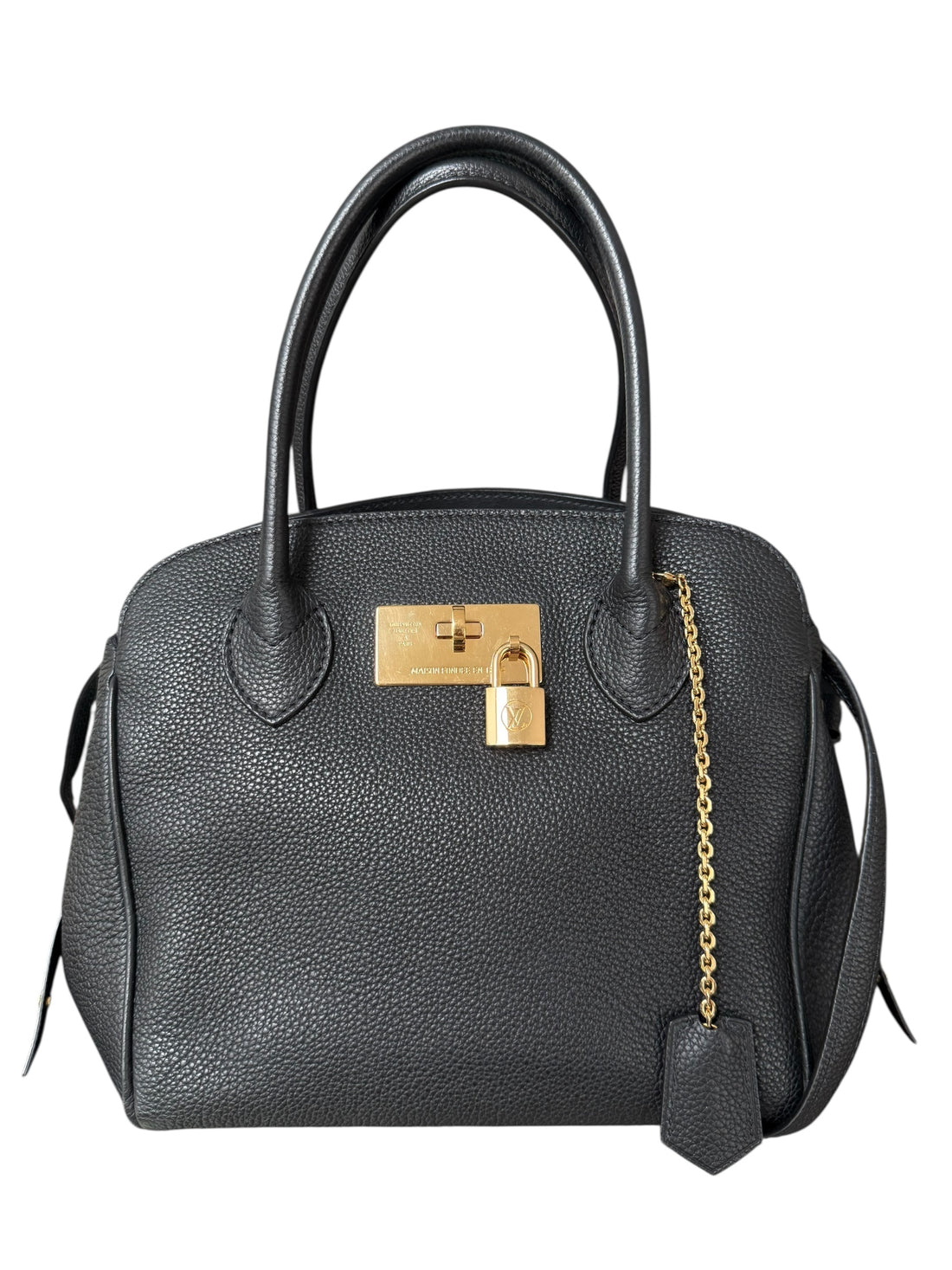 Louis Vuitton Milla pm aus schwarzem Kalbsleder