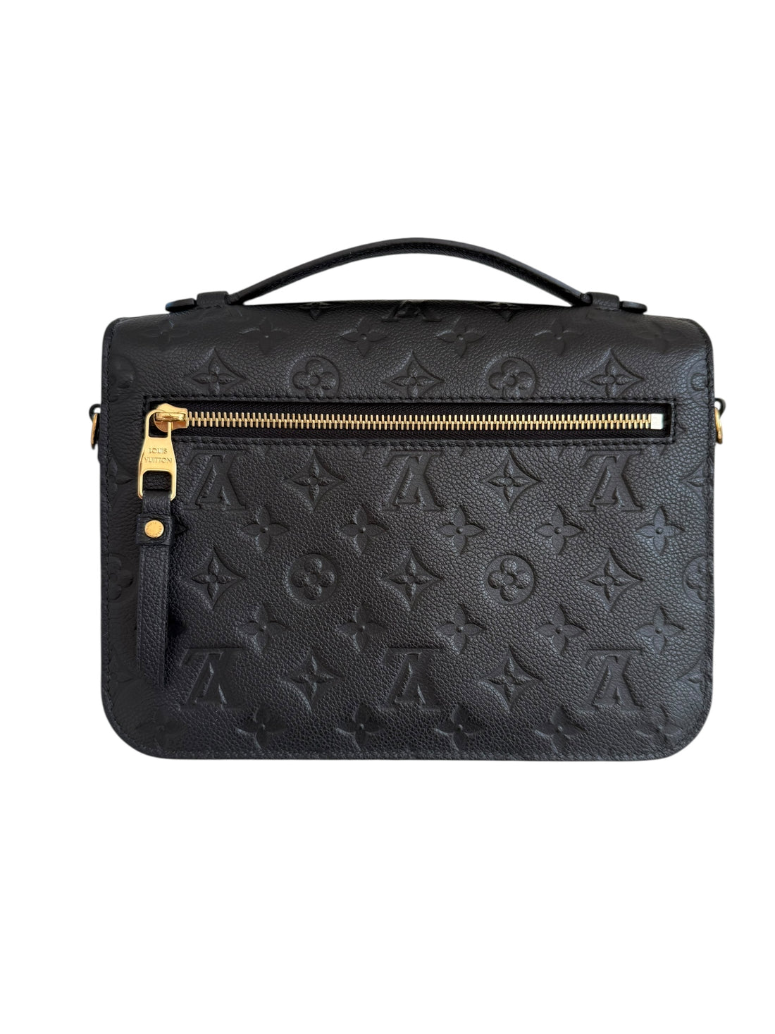 Louis Vuitton Metis Pochette Monogram Empreinte Leder schwarz