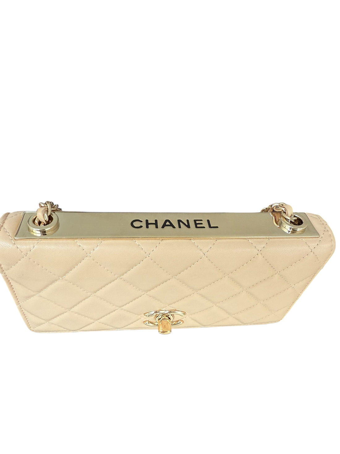 Chanel WOC Wallet on Chain Trendy beige
