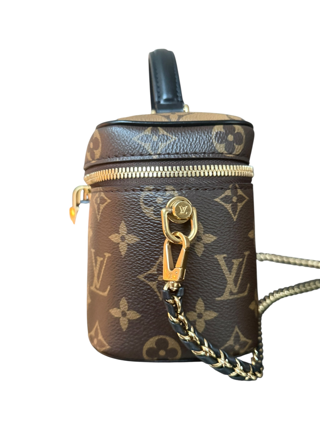 Louis Vuitton Vanity Bag pm aus beschichtetem Monogram Canvas und Monogram Reverse Canvas.