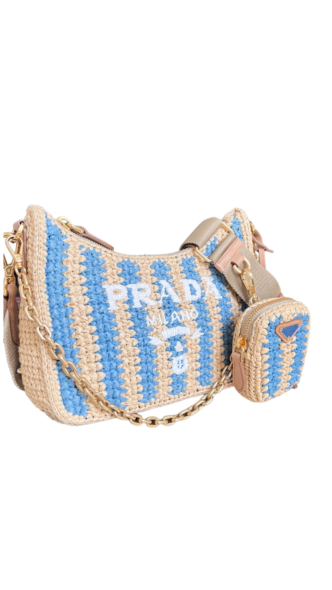 Prada Re Edition aus Raffia Bast