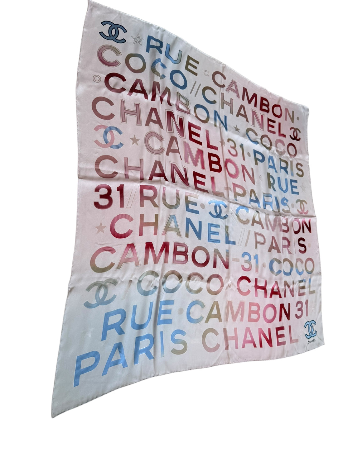 Chanel Seiden Carrè Seidentuch aus 100% Seide