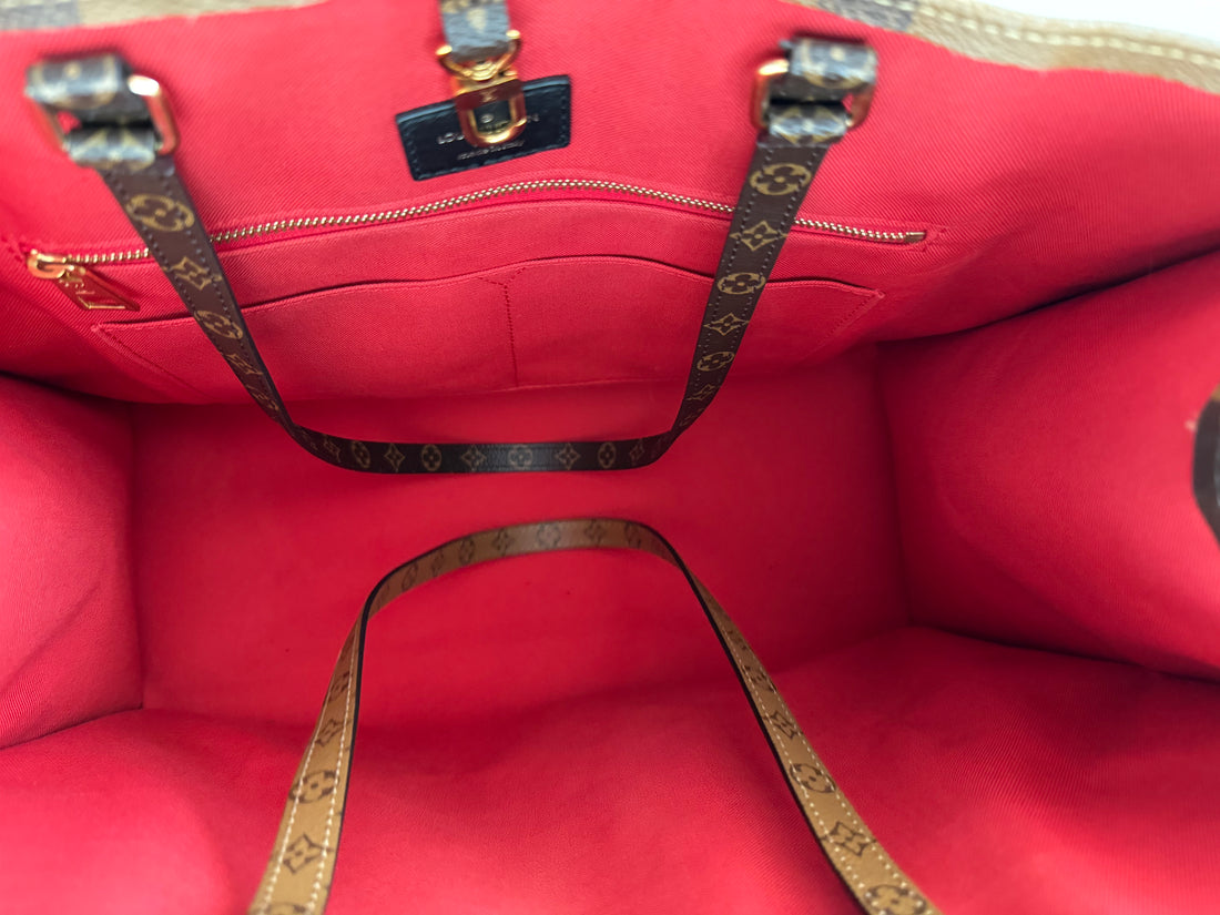 Louis Vuitton Onthego GM Monogram Canvas Reverse
