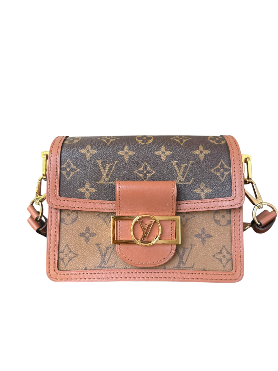 Louis Vuitton Dauphine Mini Monogram Canvas Reverse