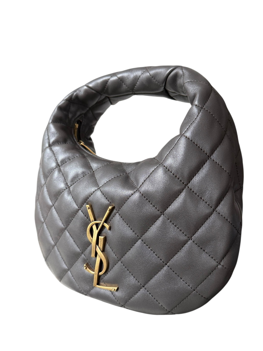 YSL Saint Laurent Icarino aus Neppaleder in der Farbe Urban Grey