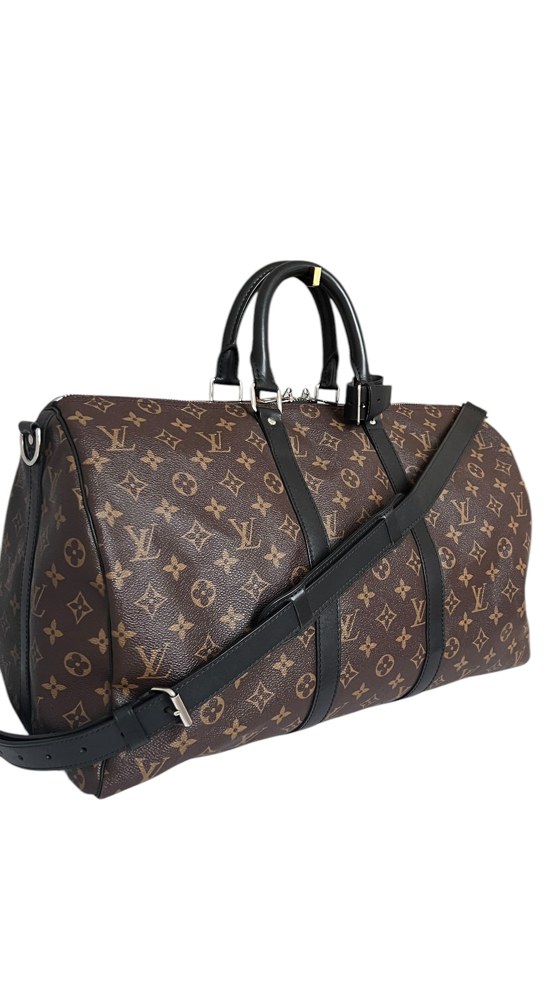 Louis Vuitton Keepall 45 Monogram Macassar Canvas