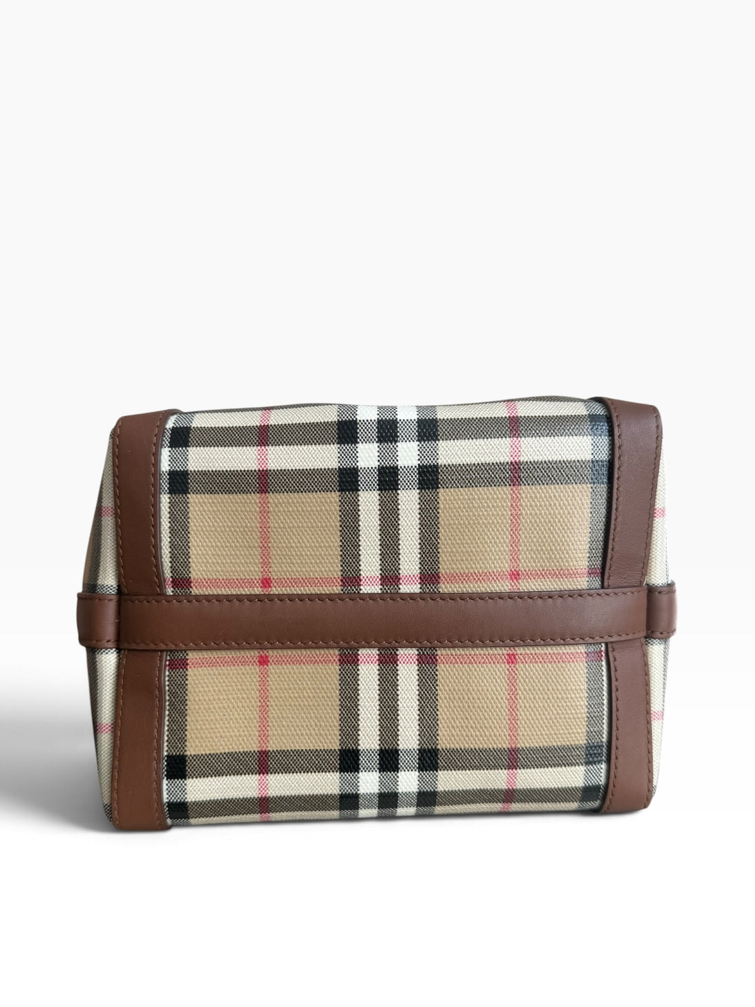 Burberry Bucket Bag in Check mit abnehmbaren und verstellbaren Schulterriemen