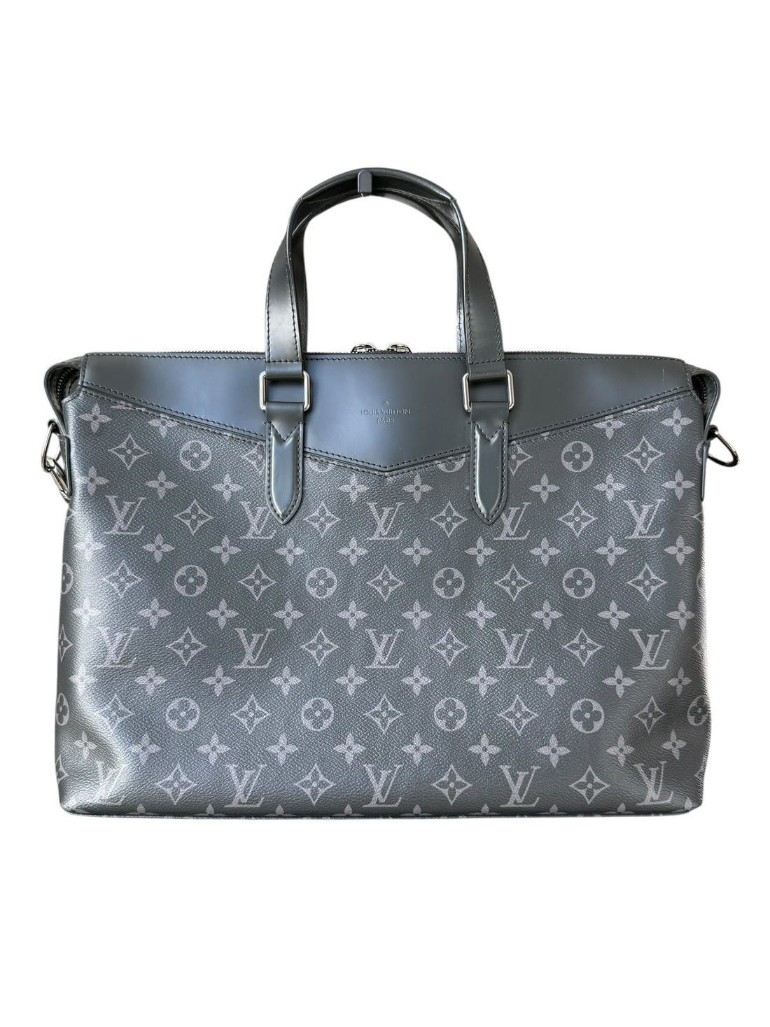 Louis Vuitton Briefcase Explorer Monigrsm Eclipse mit abnehmbaren und verstellbaren Schulterriemen