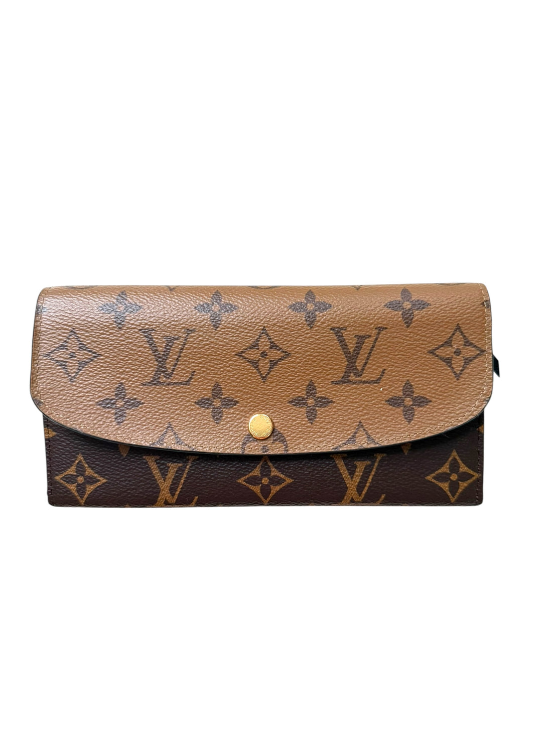 Louis Vuitton Emilie Geldbörse Monogram Reverse