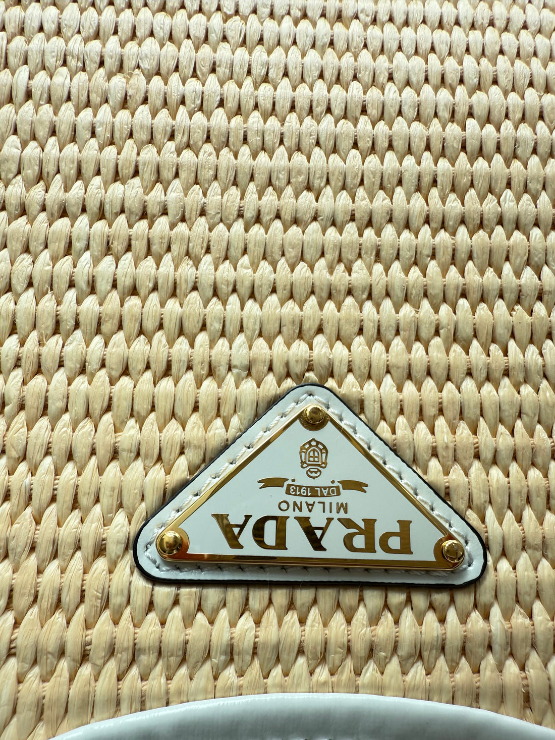 Prada Cleo Raffia